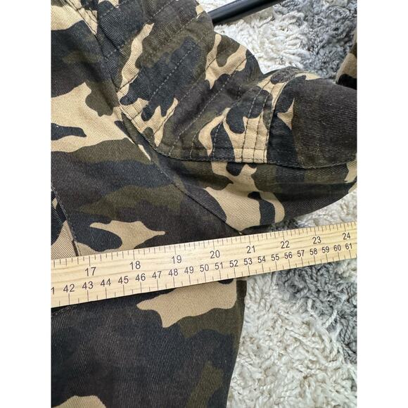 BNCI Boundless North Camouflage Camo Fur Trim Winter Parka Coat Jacket Large - Picture 8 of 8